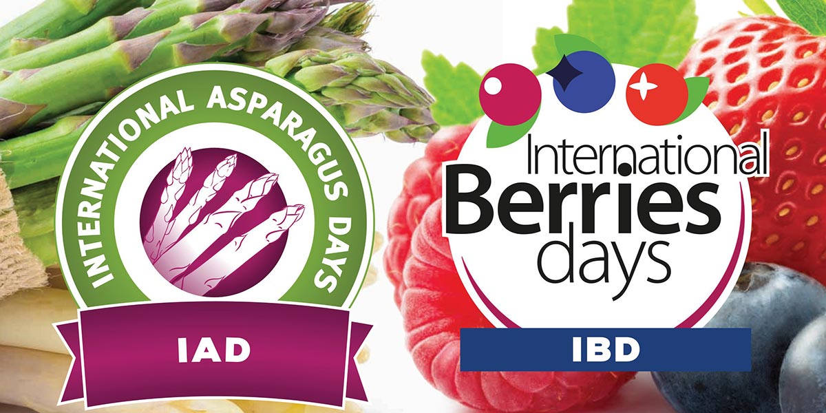 Tutto pronto per International Asparagus Days e International Berries Days
